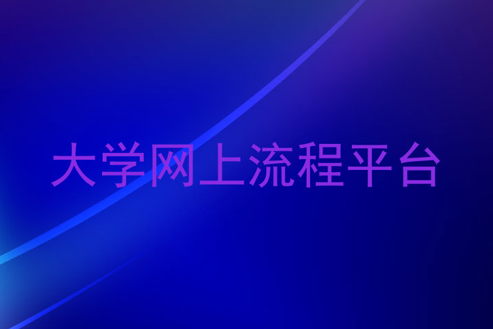大学网上流程平台