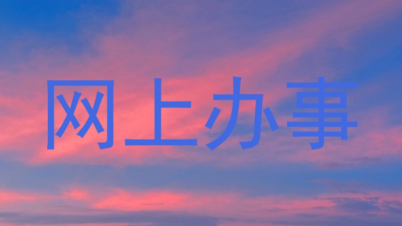 网上办事