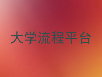 大学流程平台