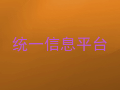 统一信息平台
