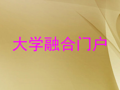 大学融合门户
