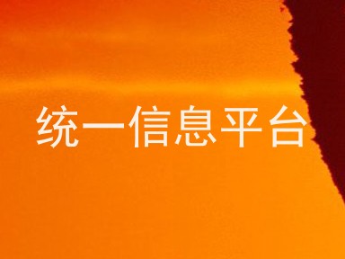 统一信息平台
