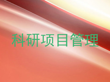 科研项目管理