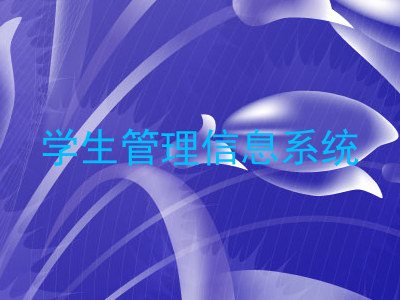 学生管理信息系统