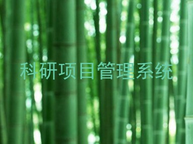 科研项目管理系统