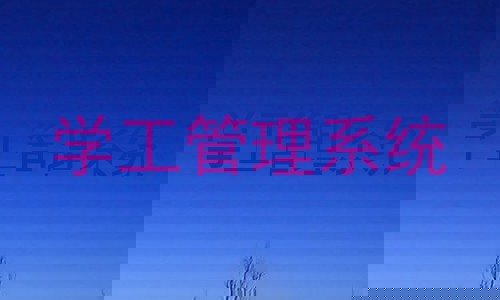 学工管理系统