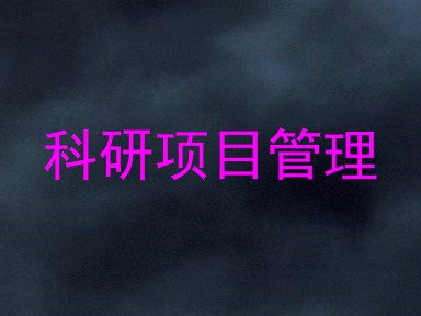 科研项目管理
