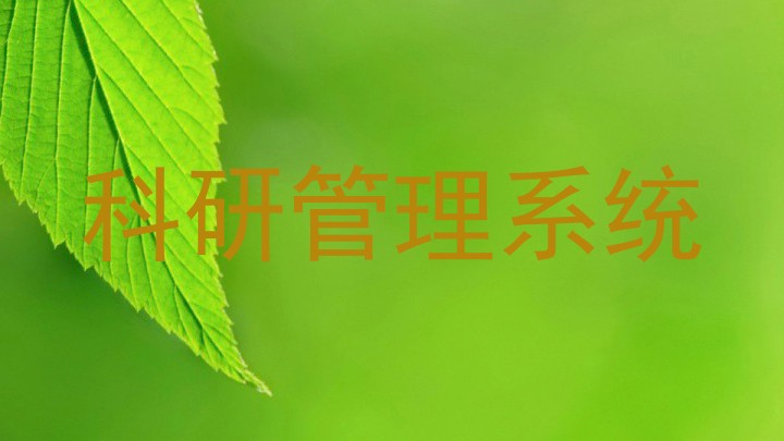 科研管理系统