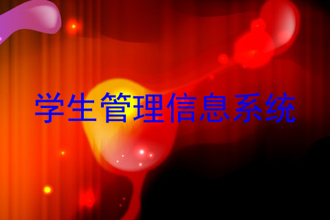 学生管理信息系统