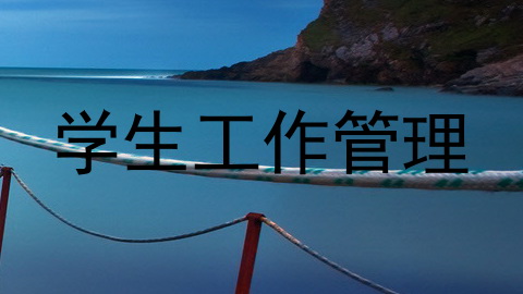 学生工作管理