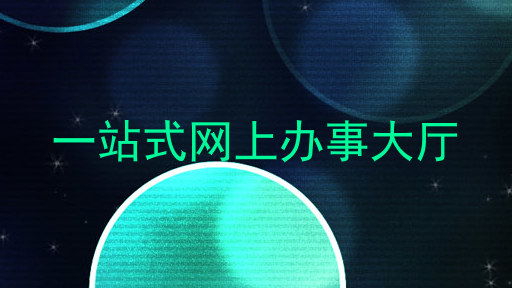 一站式网上办事大厅