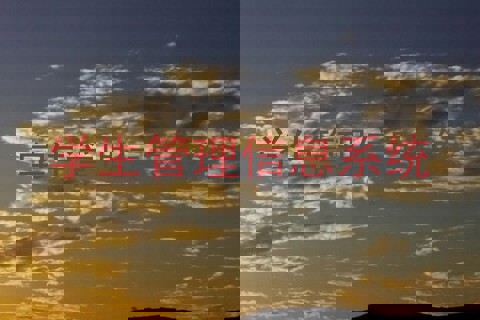 学生管理信息系统