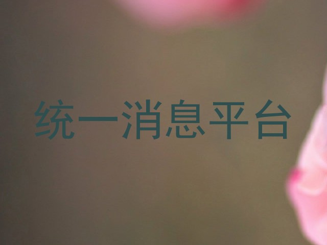 统一消息平台