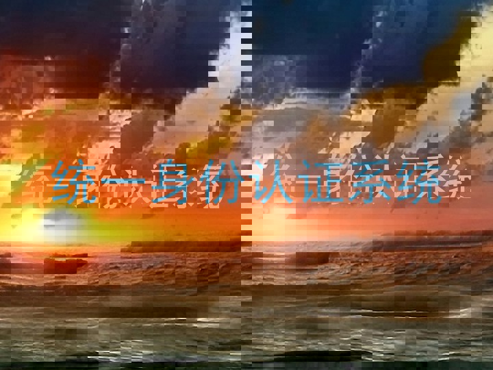 统一身份认证系统