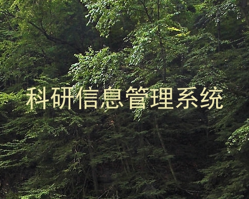 科研信息管理系统