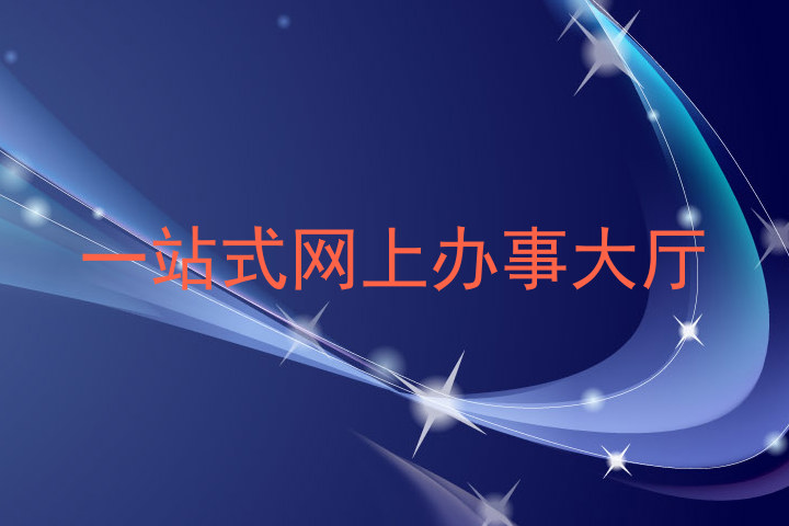 一站式网上办事大厅