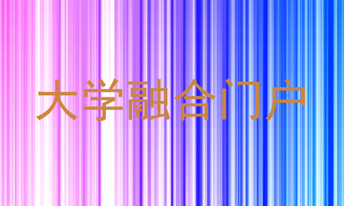 大学融合门户