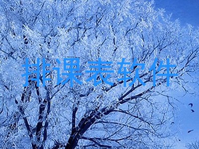 排课表软件