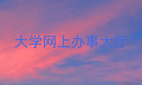 大学网上办事大厅