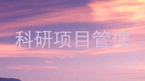 科研项目管理