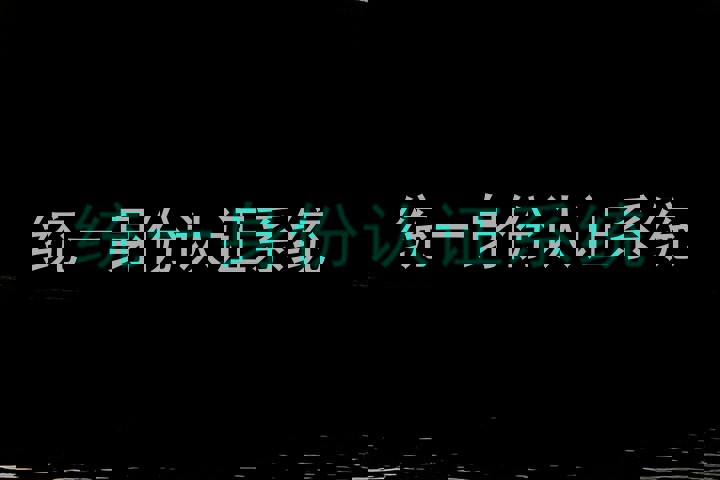 统一身份认证系统