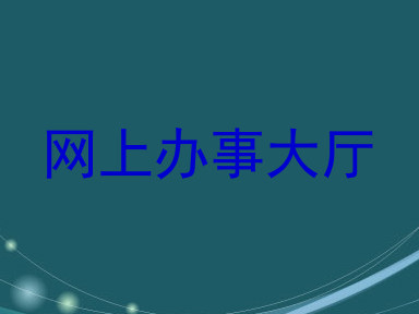 网上办事大厅