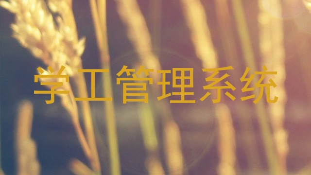 学工管理系统
