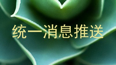 统一消息推送