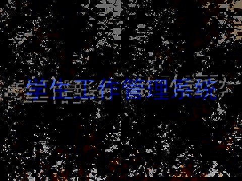 学生工作管理系统