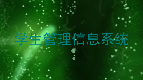 学生管理信息系统