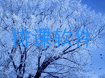 排课软件
