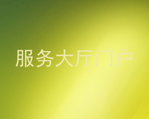 服务大厅门户
