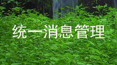 统一消息管理