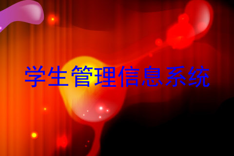 学生管理信息系统