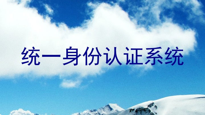 统一身份认证系统