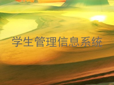 学生管理信息系统