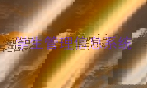 学生管理信息系统