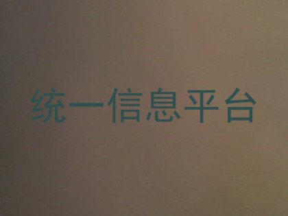 统一信息平台