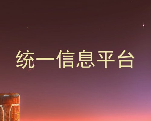 统一信息平台