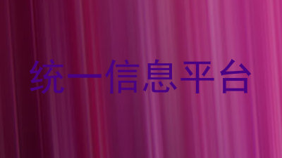 统一信息平台