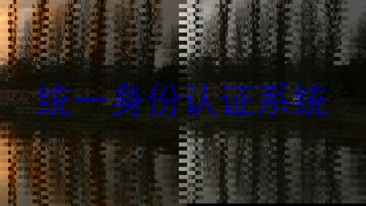 统一身份认证系统