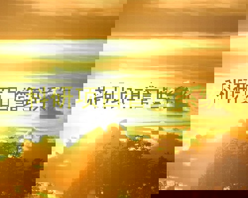 科研项目管理系统