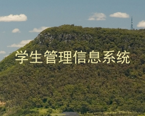 学生管理信息系统