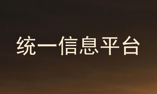统一信息平台