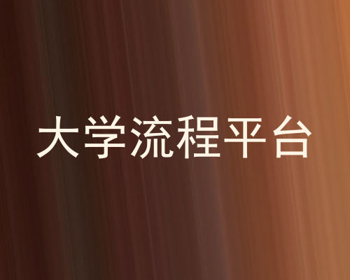 大学流程平台