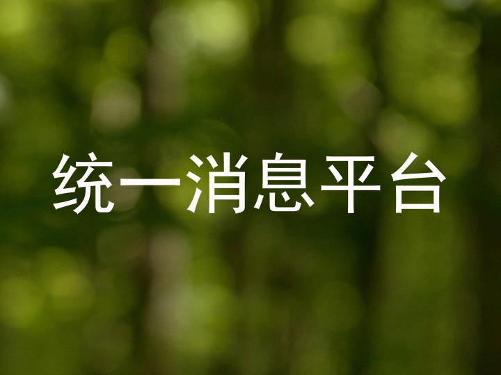 统一消息平台