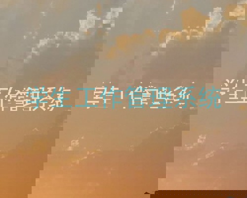 学生工作管理系统