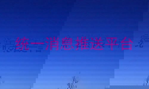 统一消息推送平台