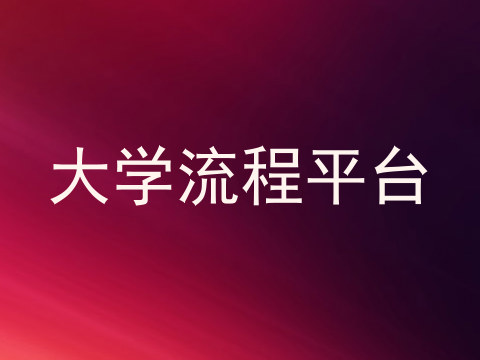 大学流程平台