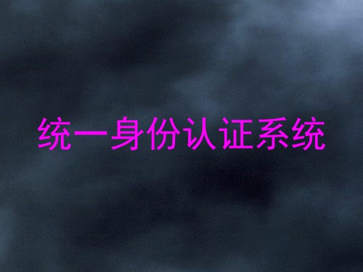 统一身份认证系统